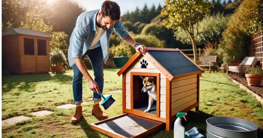 Maintanance of insulated dog house